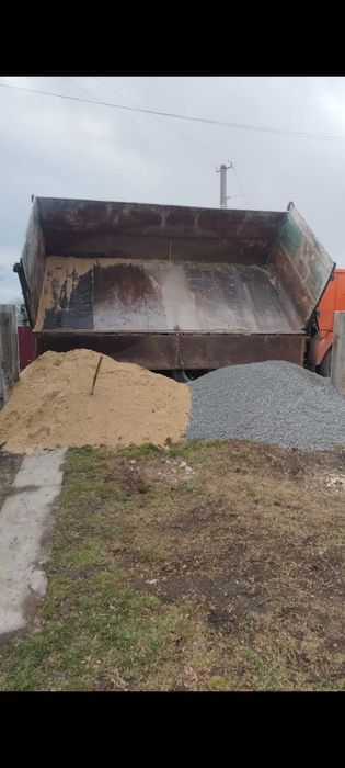 Доставка пісок, щебінь, відсів(мучка)