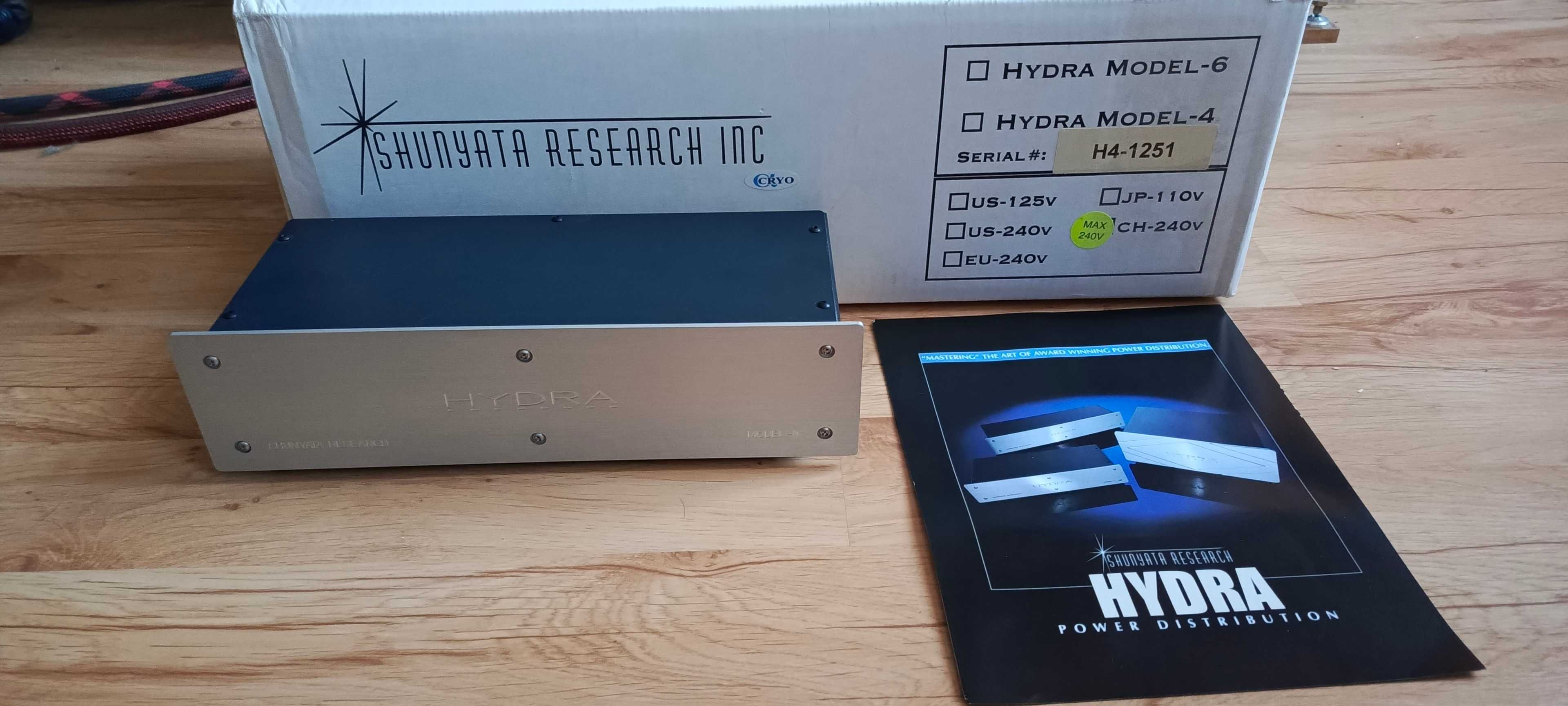 Shunyata Hydra Model-4 Hydra 4 kondycjoner sieciowy filtr listwa USA