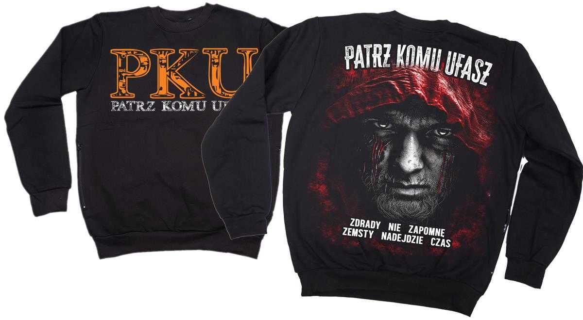 Bluza szyjka PKU oczy 2 Patrz komu ufasz zdrada meczowa kibice
