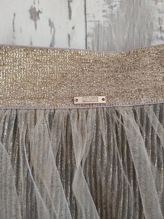 Cinque легка золота міді спідниця M з фатином тюль