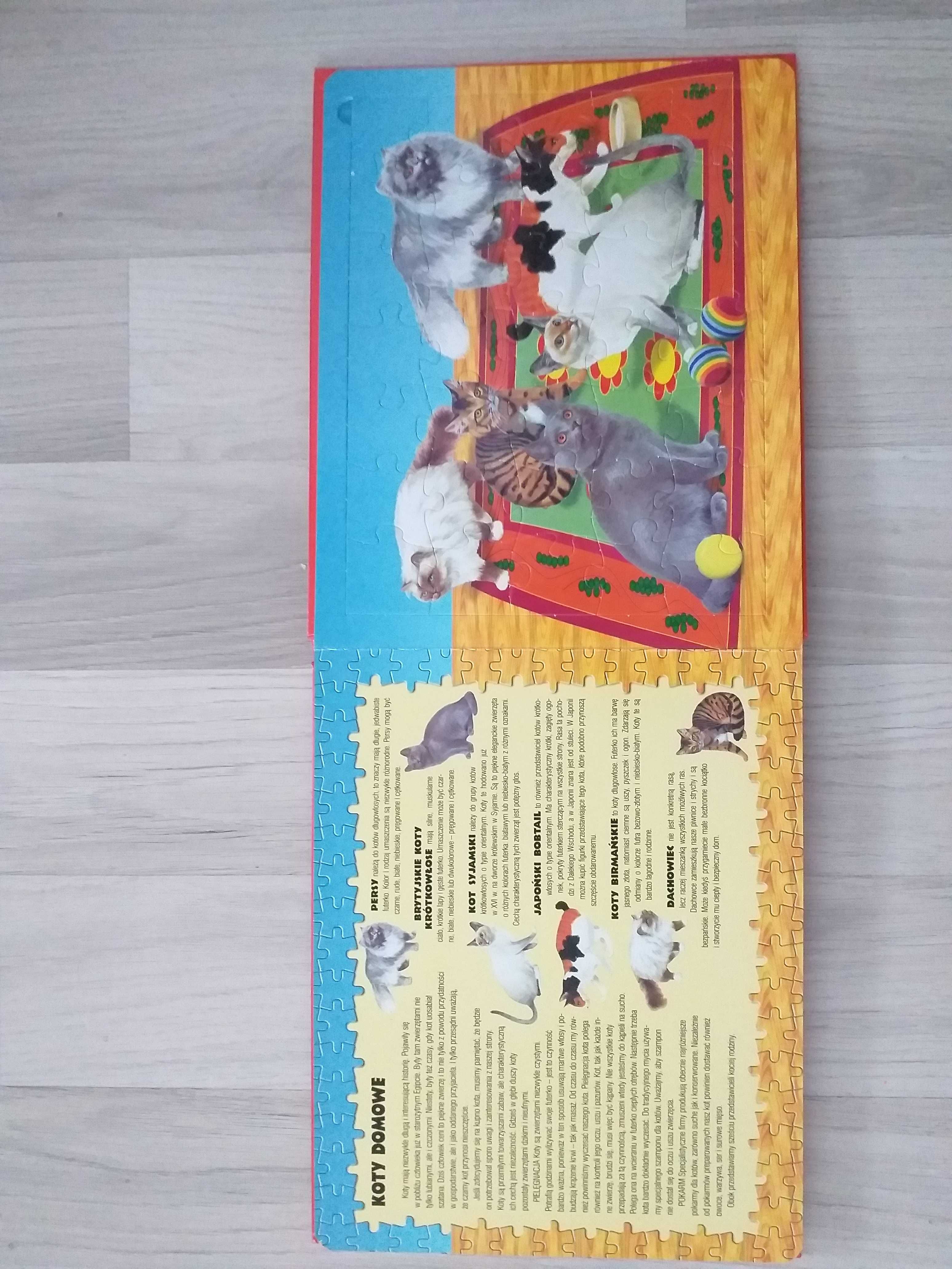 Książka PUZZLE Tajemnice Przyrody Zwierzęta w domu