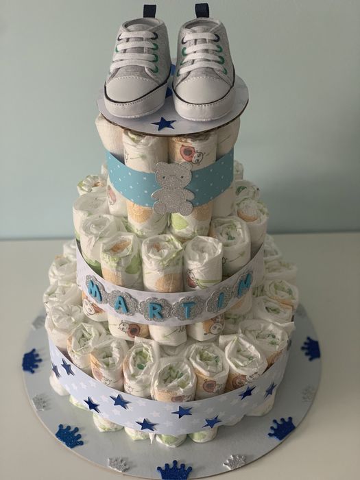 Bolo de Fraldas * Cha de Bebe