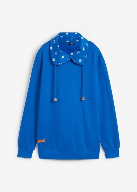 B.P.C bluza niebieska z kołnierzem w serduszka r.44/46