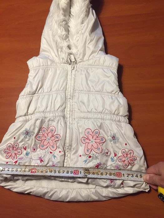 Zestaw, komplet Bezrękawnik i kurtka  18-23 m-ce