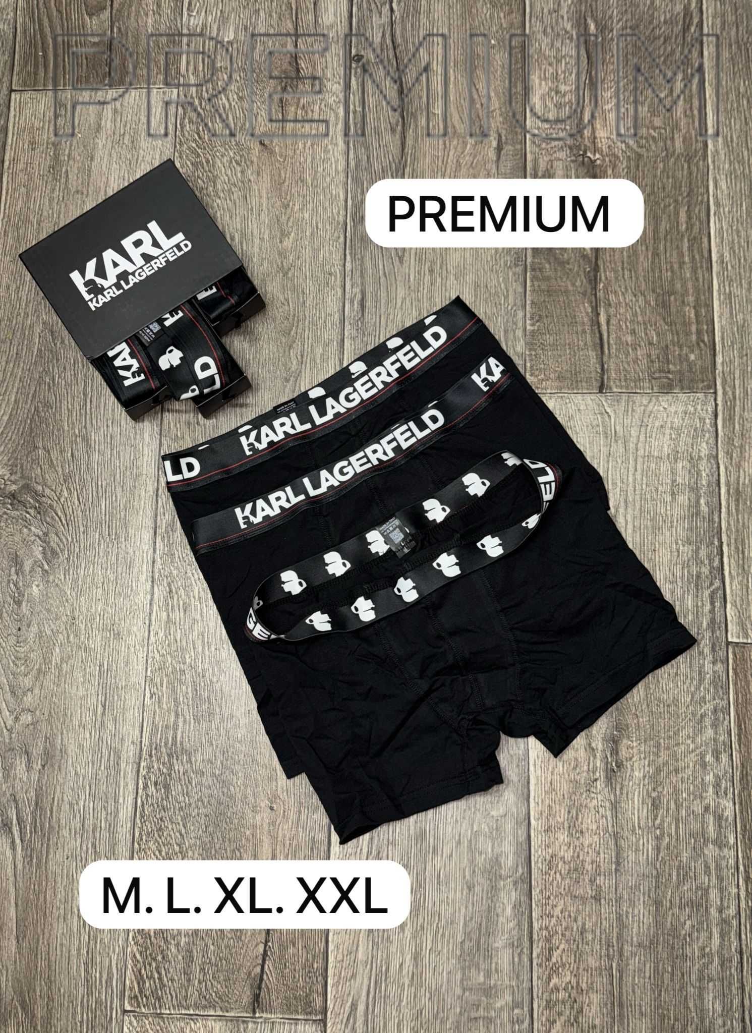 Zestaw komplet premium 3pak karl lagerfeld bokserki burberry meskie