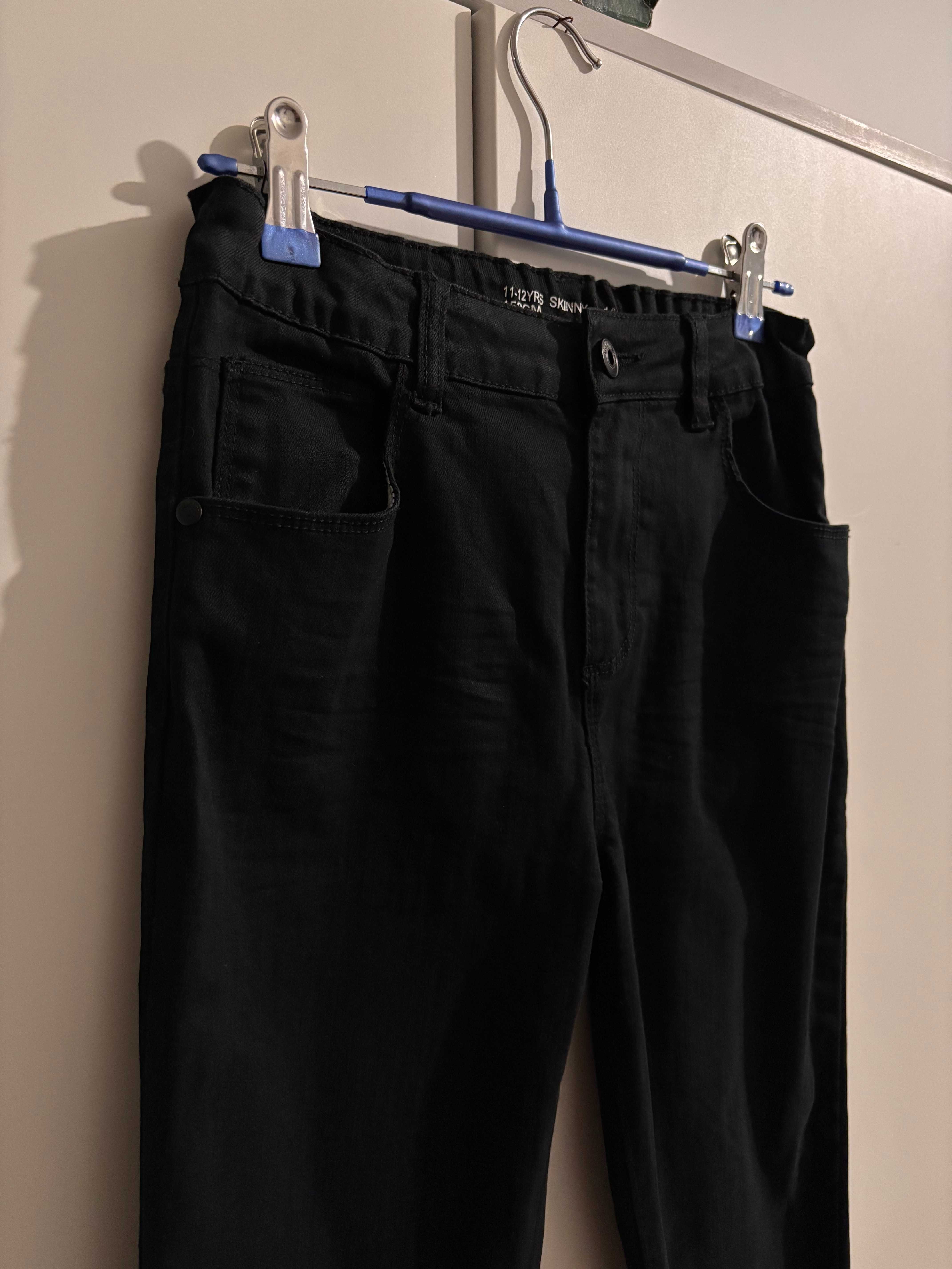 Джинси skinny чорные denim