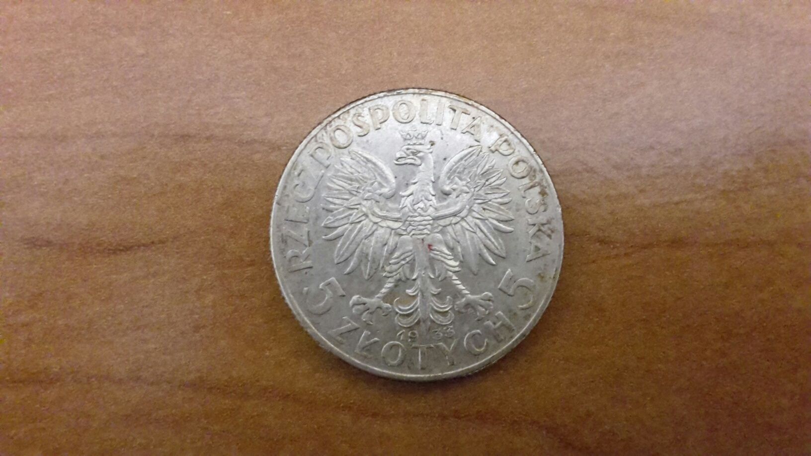 Srebrne 5 złoty 1933