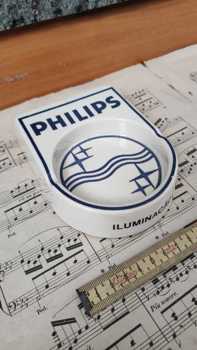 Cinzeiro Philips Antigo - Loiça Secla Vintage