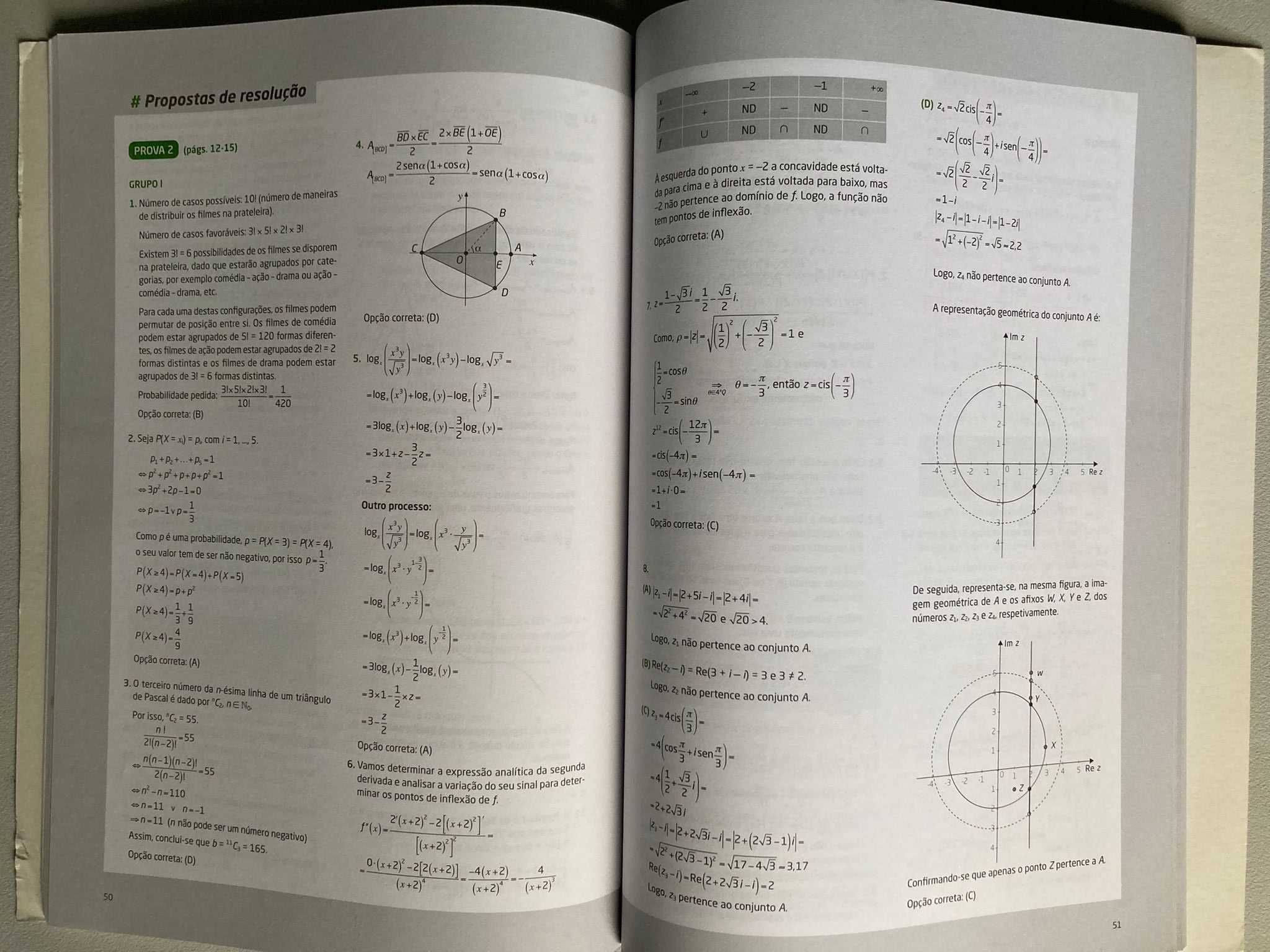 Provas-Modelo Matemática A (12º ano)