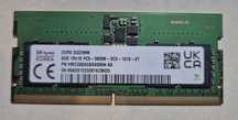 Pamięc RAM do laptopa SK HYNIX 8GB DDR5 5600MHz SODIMM 1Rx16GB