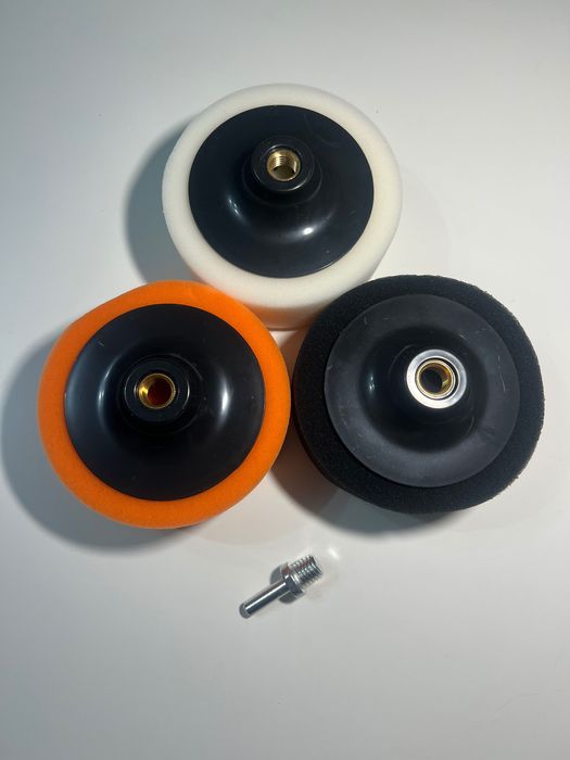 Zestaw gąbek padów poleskich do samochodu 3 szt