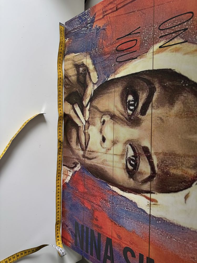 Obraz na drewnie nina simone