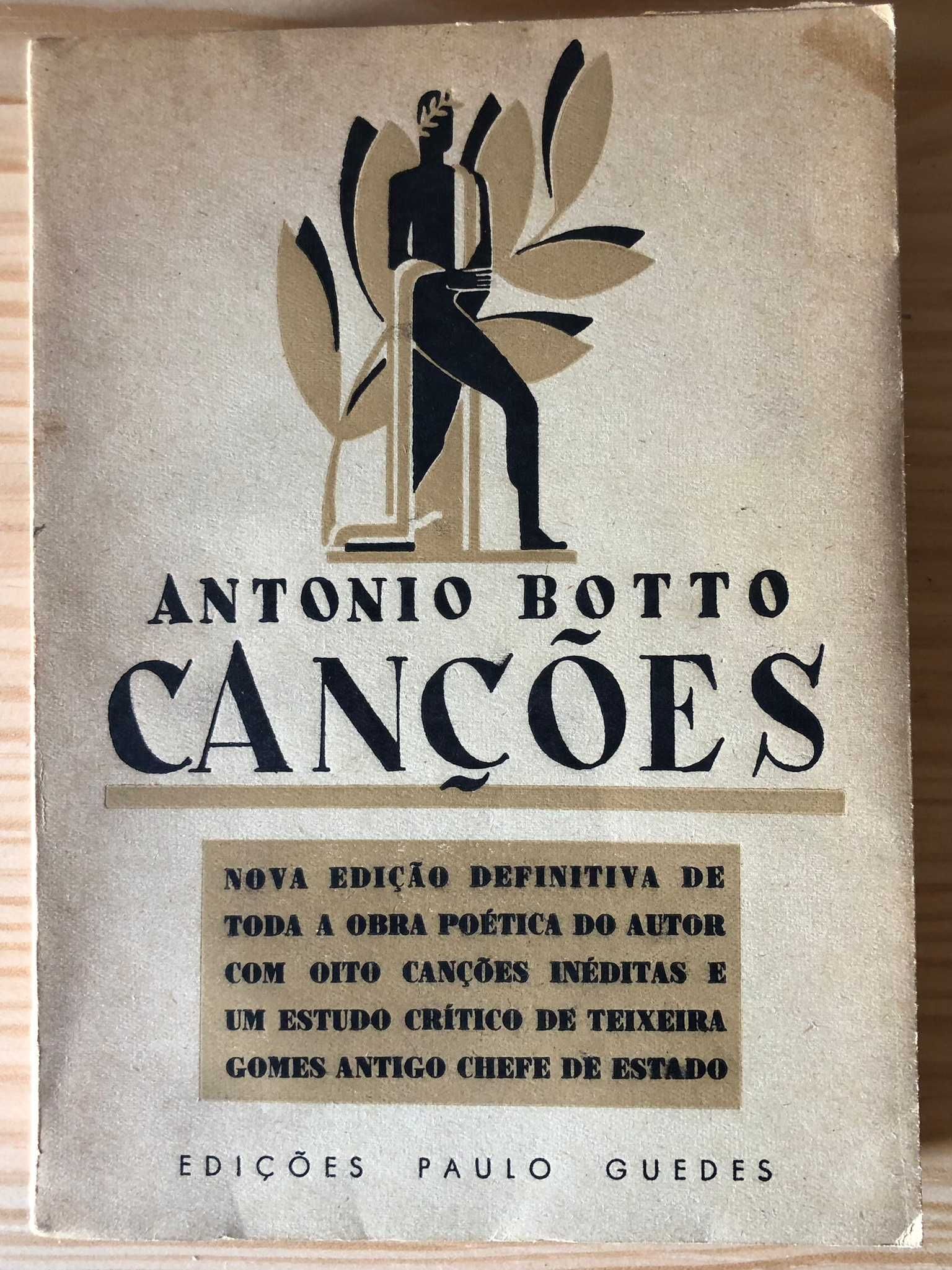 Canções - António Botto - Edições Paulo Guedes - 1932