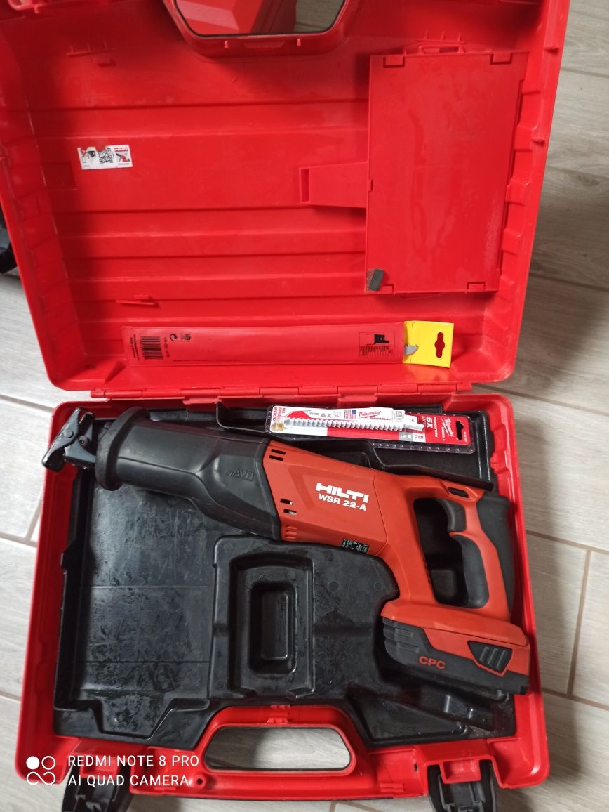 Сабельна пила hilti WSR A-22