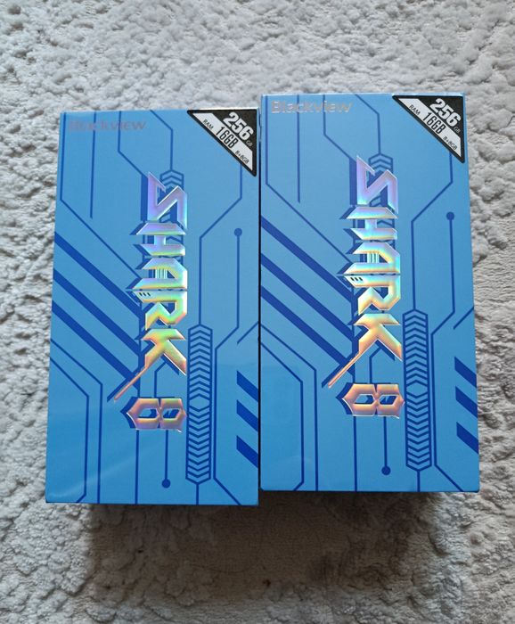 Blackview Shark 8 8/256 з NFC +Зарядка 33Вт +Захисне скло +Чохол