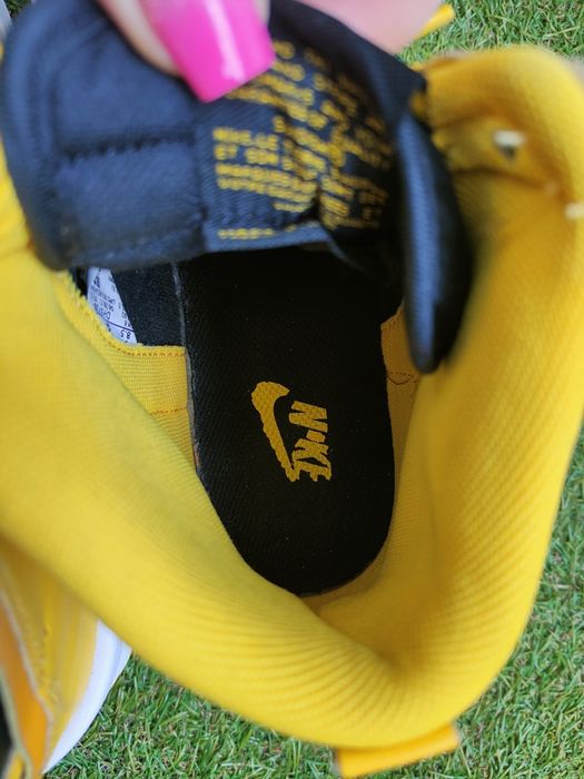 Nike dunk up jordan taxi yellow Black czarne żółte