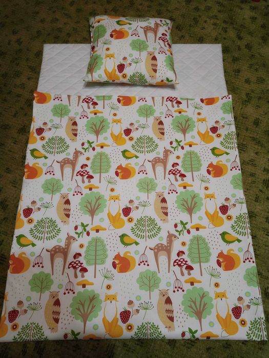 Nowa Pościel 80x200 przedszkole leżakowanie Las