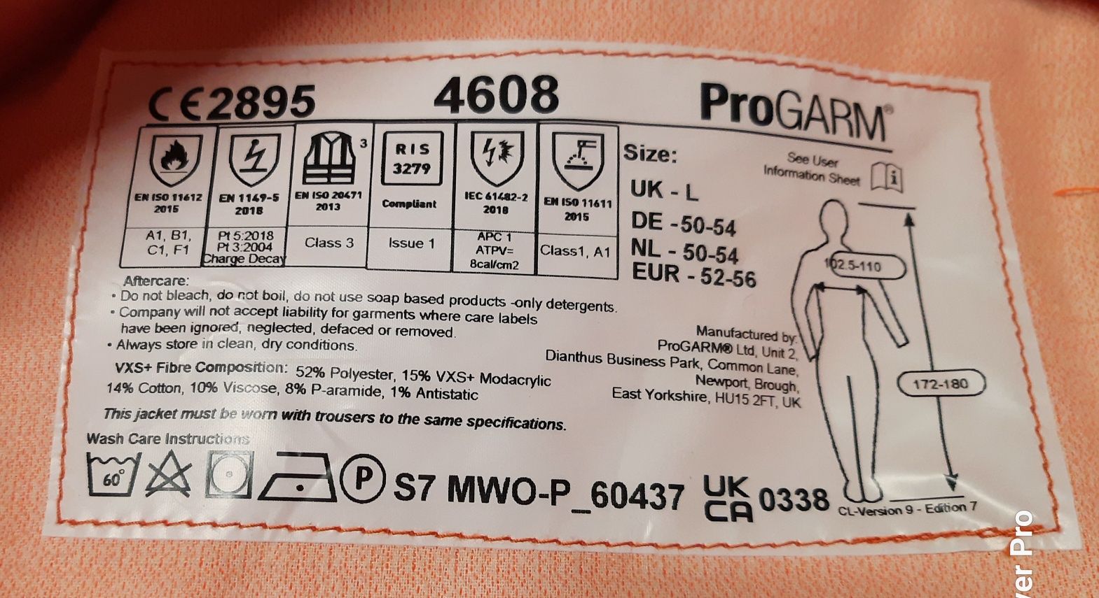 r. Xl Pomarańczowa ,odbladkowa kurtka robocza