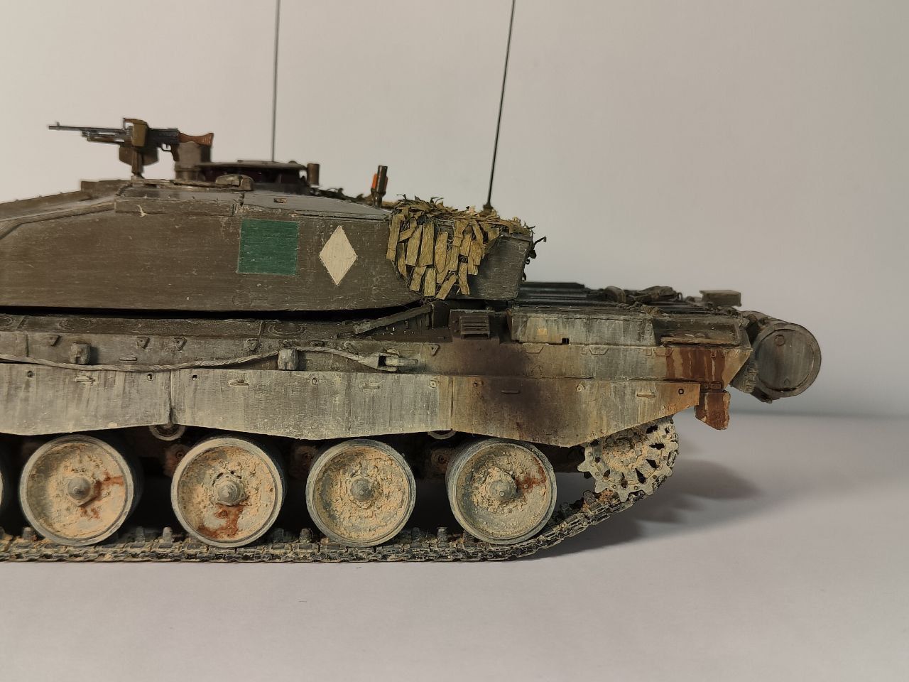 Український Challenger 2 з ковшем 1/35 готова модель