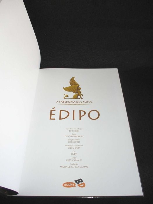 Livro BD Édipo A Sabedoria dos Mitos Luc Ferry