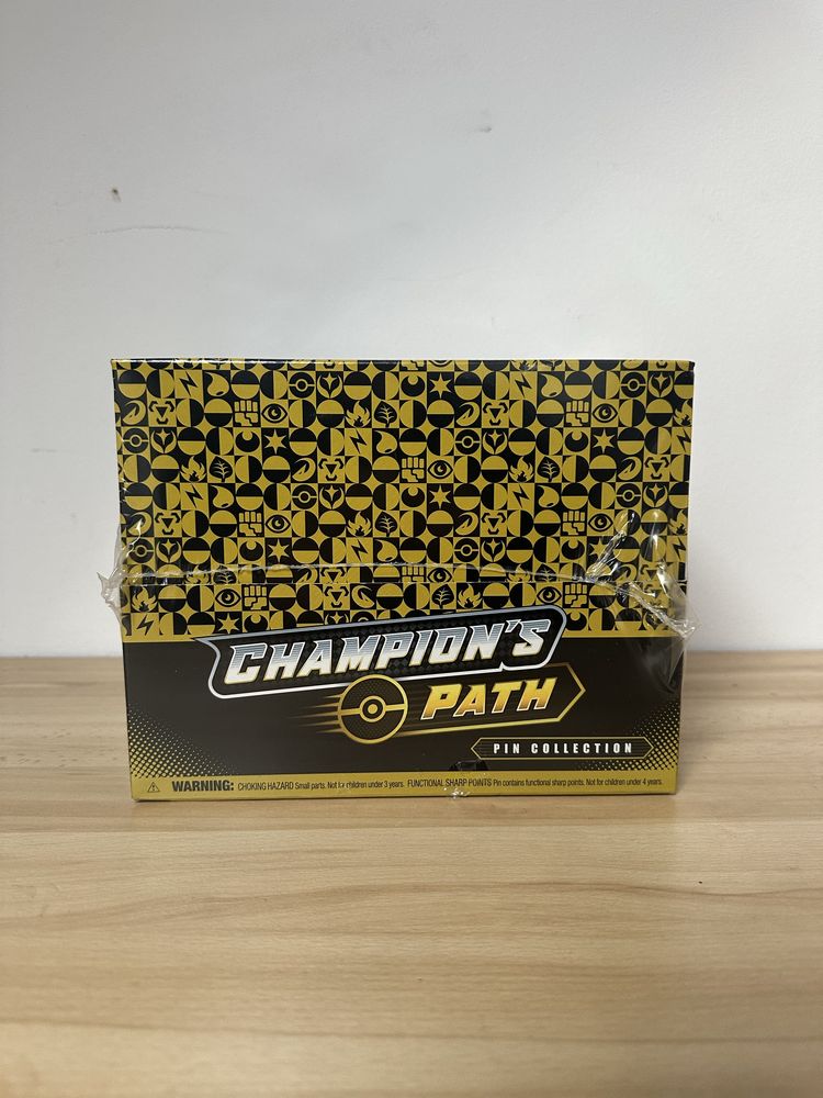 Pokemon TCG Champion's Path Pin Collection DISPLAY