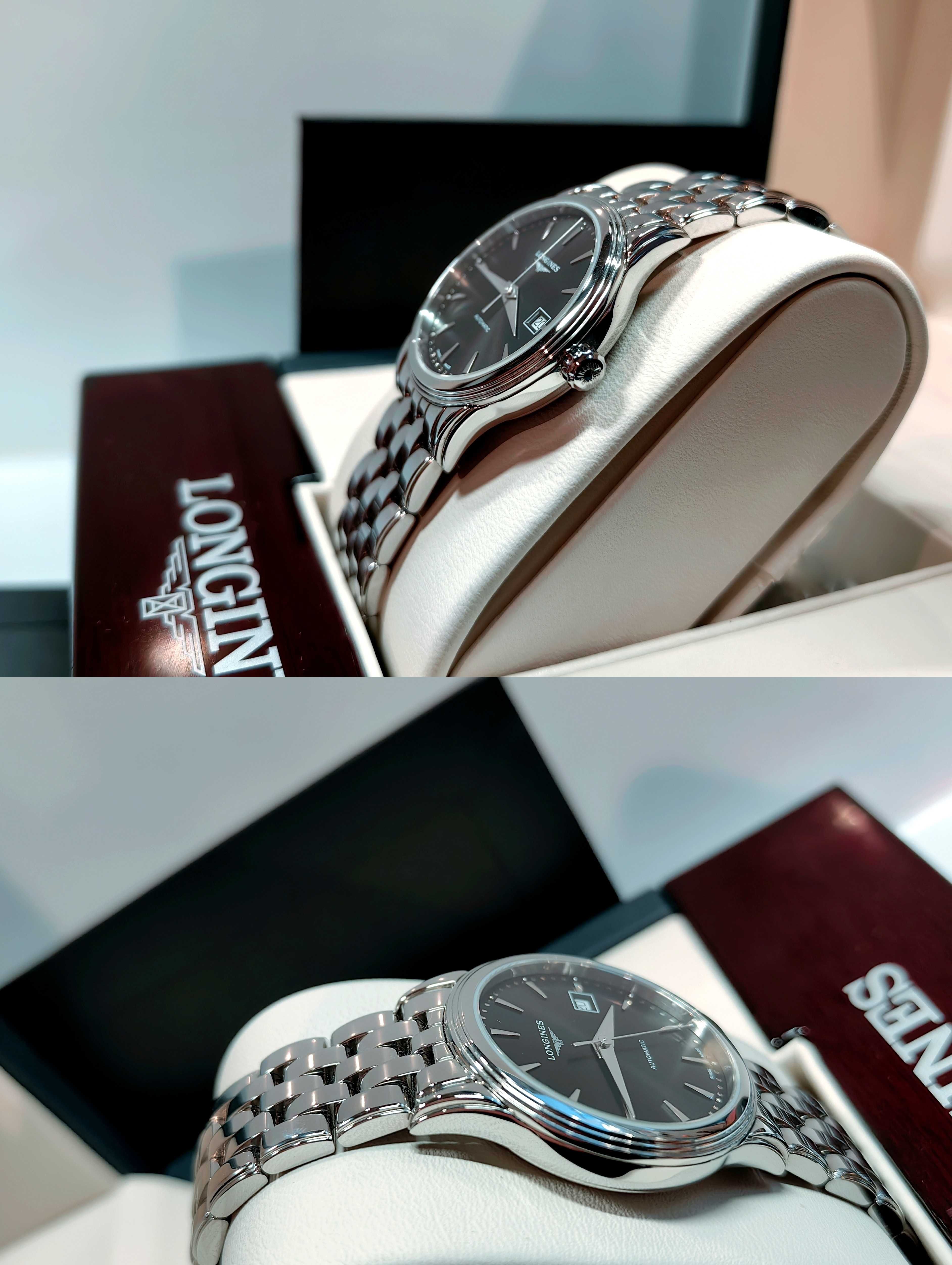 Zegarek Longines Flagship Automatic Data Szafir 45h Komplet Nowy Rach