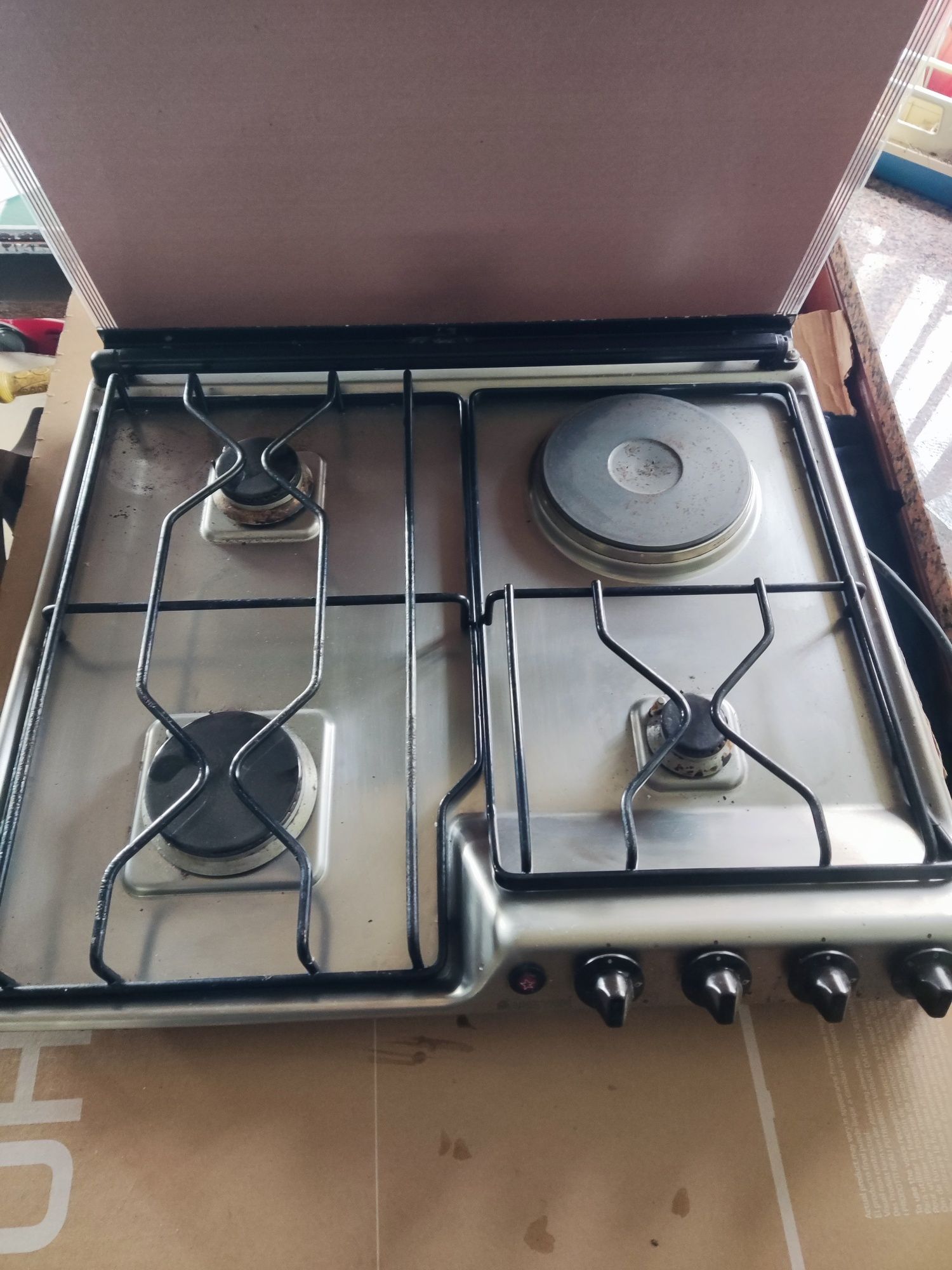 Forno e placa a gás