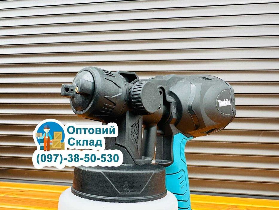 Аккумуляторный краскопульт Makita MTW800 BL Фарбопульт 30см 36V-6A XGT