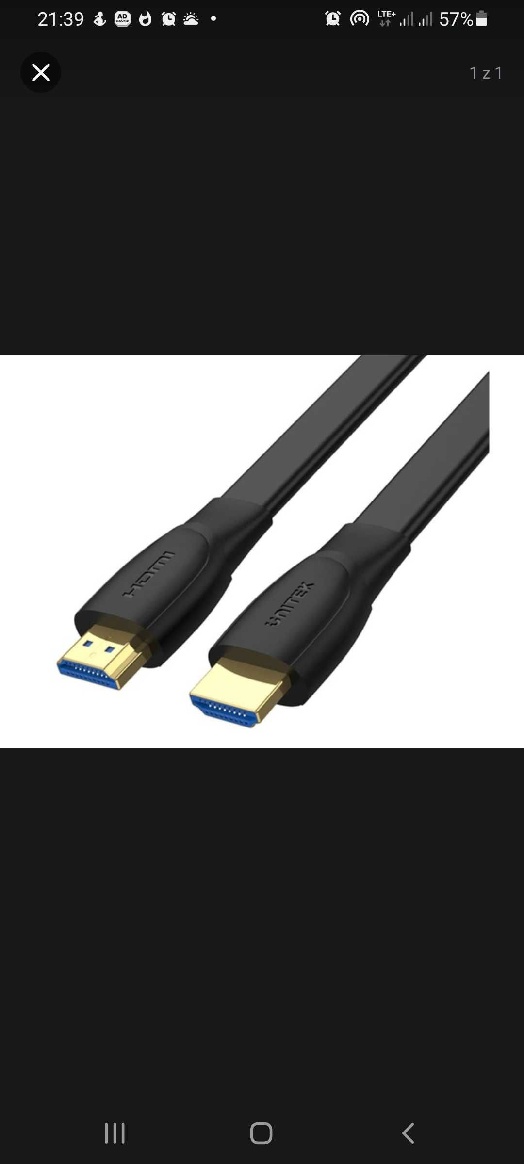 Unitek Kabel HDMI 2.0 5m (4k/60Hz, płaski lub okrągły )