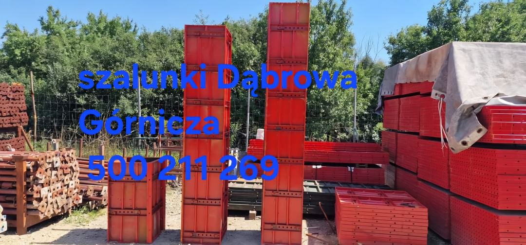 Dzwigary  doki stemple sztyce kosze podpory szalunki słupowe