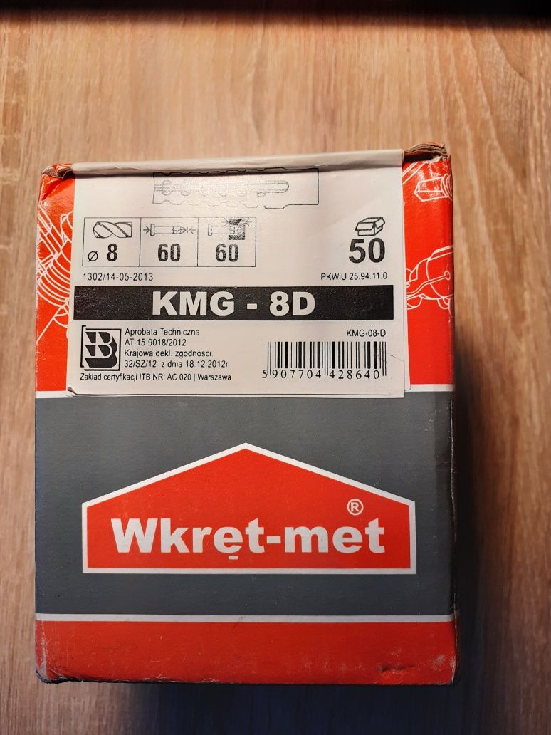 Анкер для газобетону KMG Wkret-Met цинк 8D 8x60
