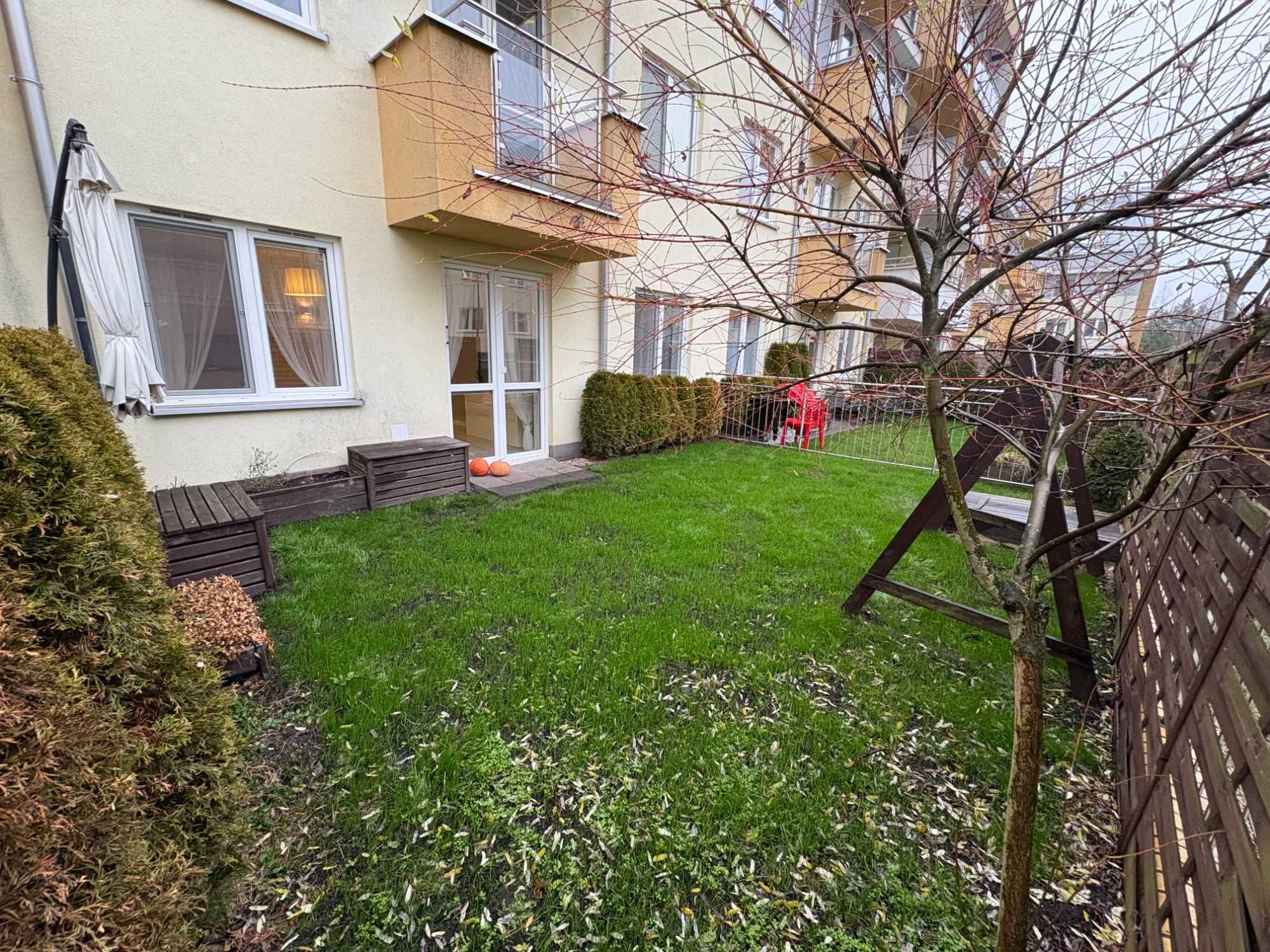 Przestronne mieszkanie 2-pokojowe Dolina Cisów z ogródkiem
