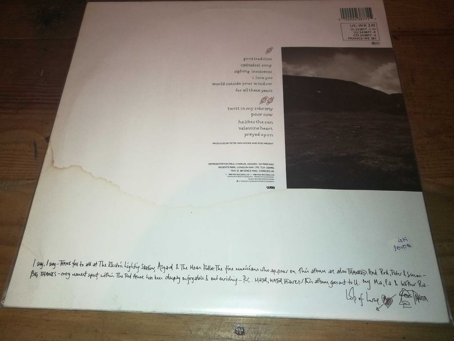 TANITA TIKARAM - Ancient   Heart  LP