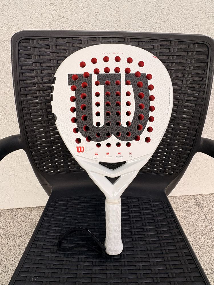 Wilson Branca Raquete de padel Bela LS V3