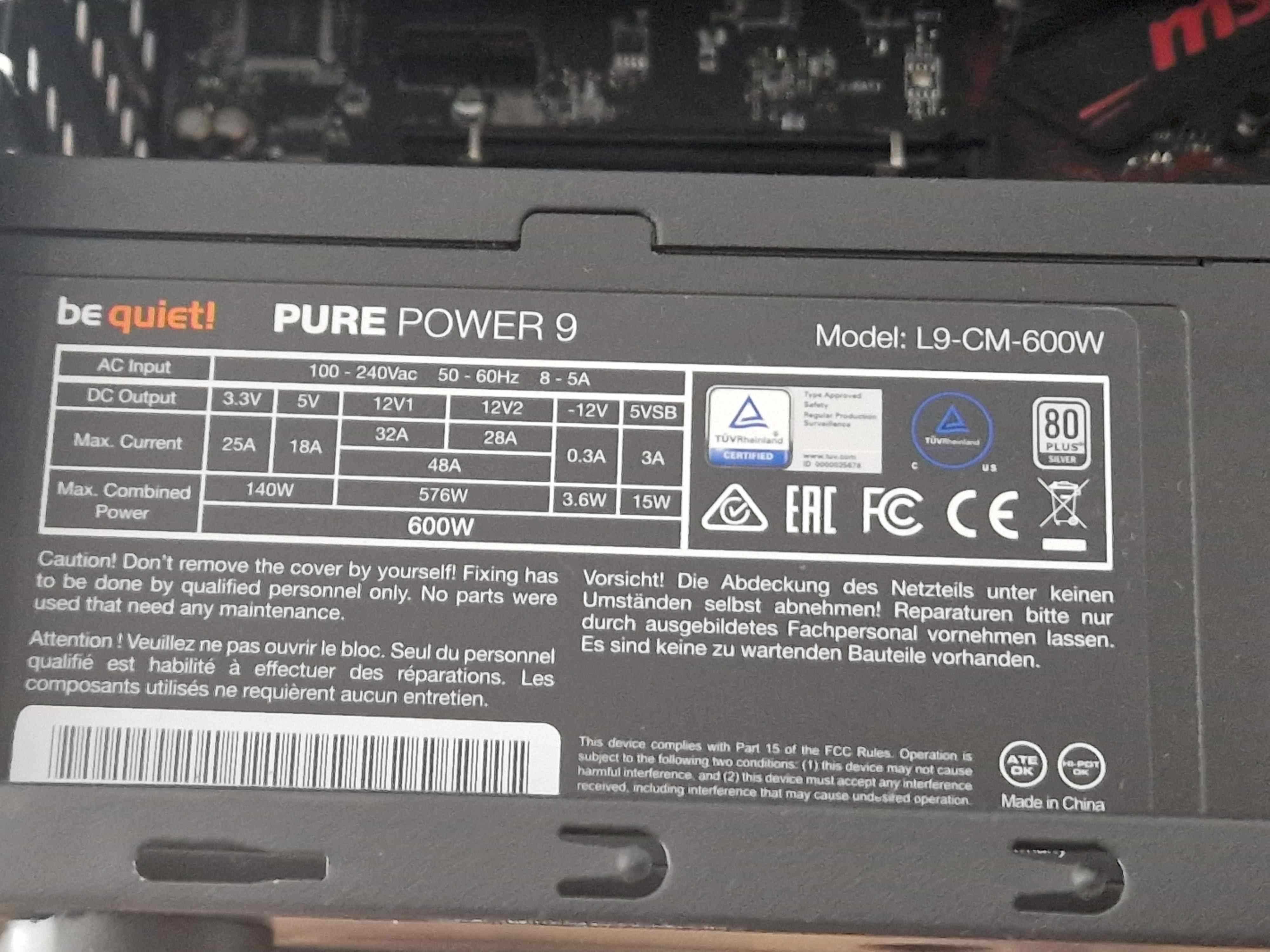 Sprzedam komputer stacjonarny i5 9400f,MSI RTX3060 12GB