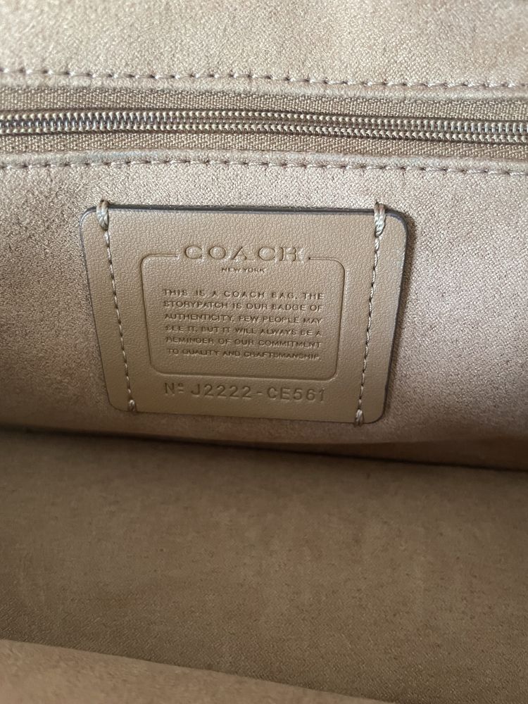 Шкіряна сумка Coach оригінал