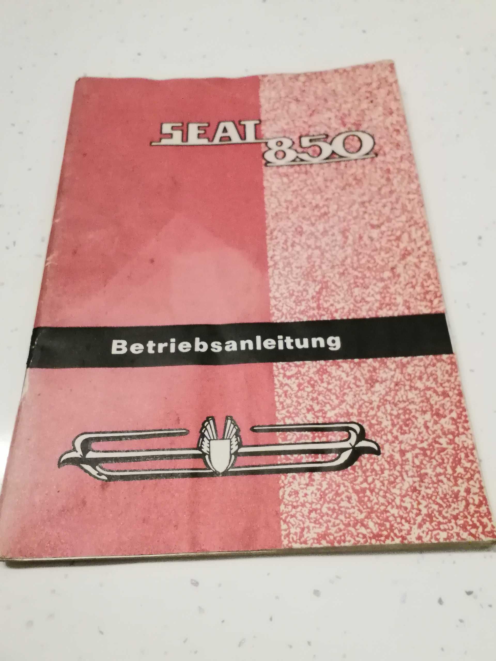 SEAT-850 orginalna instrukcja obsługi z roku 1972