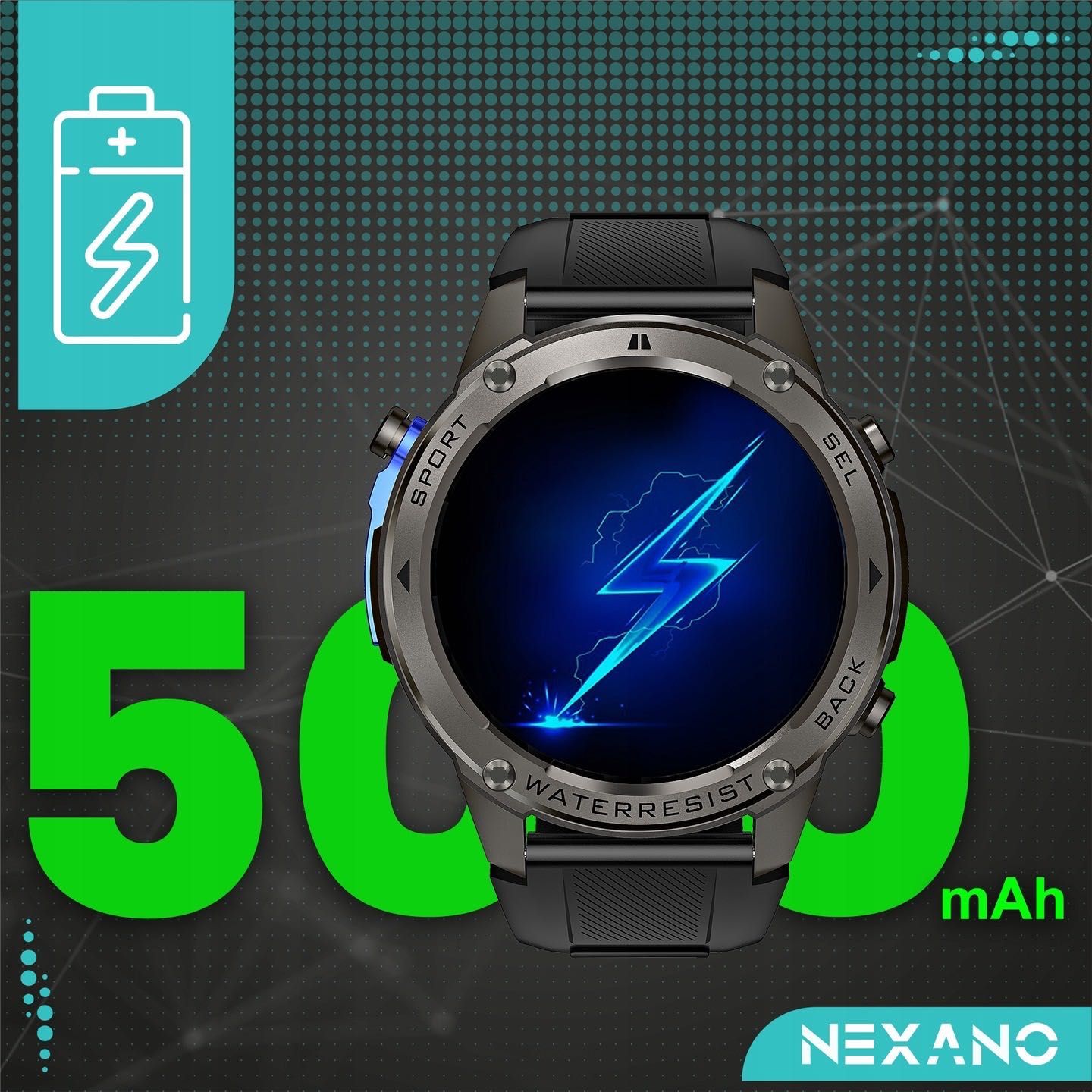 SmartWatch Męski Wodoodporny PL. NOWY OKAZJA