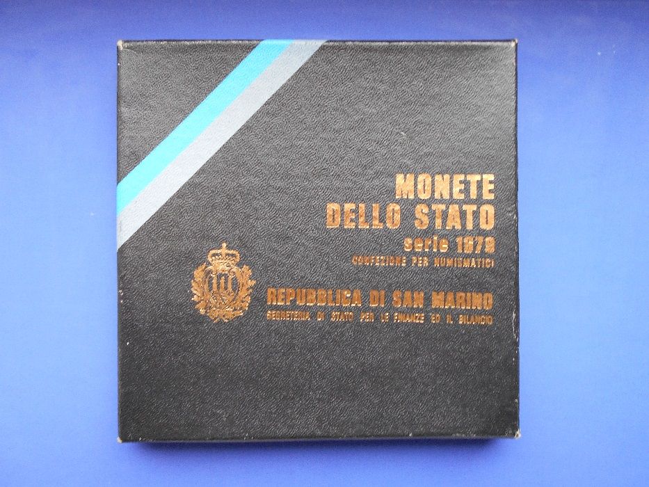 Komplet rocznikowy 1979 San Marino unikat w stym srebro