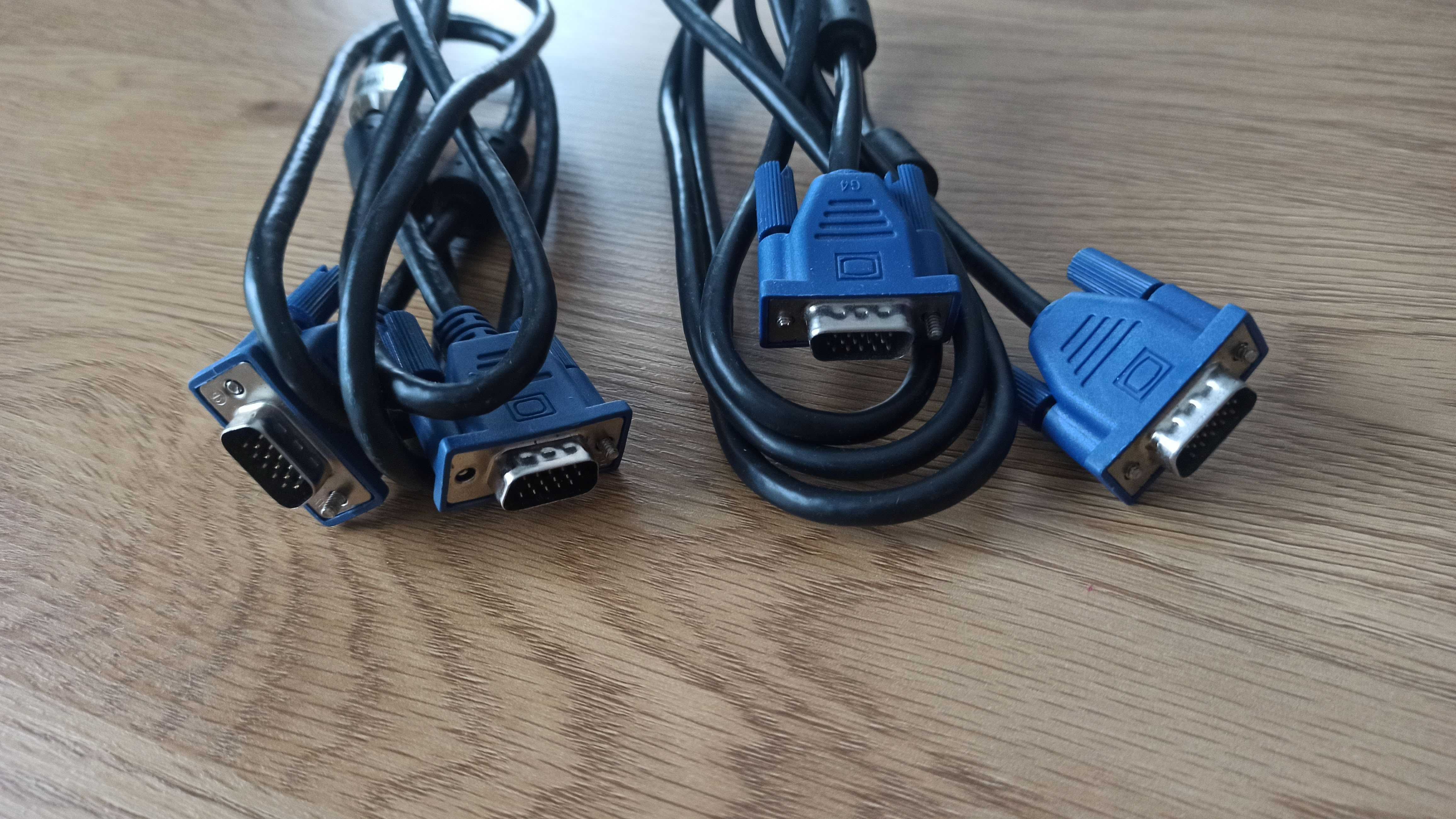 Kabel do Monitora VGA DVI HDMI 4 sztuki