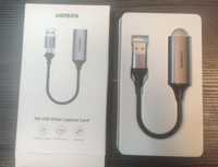 Карта захвата Ugreen CM489 HDMI to USB, USB-C