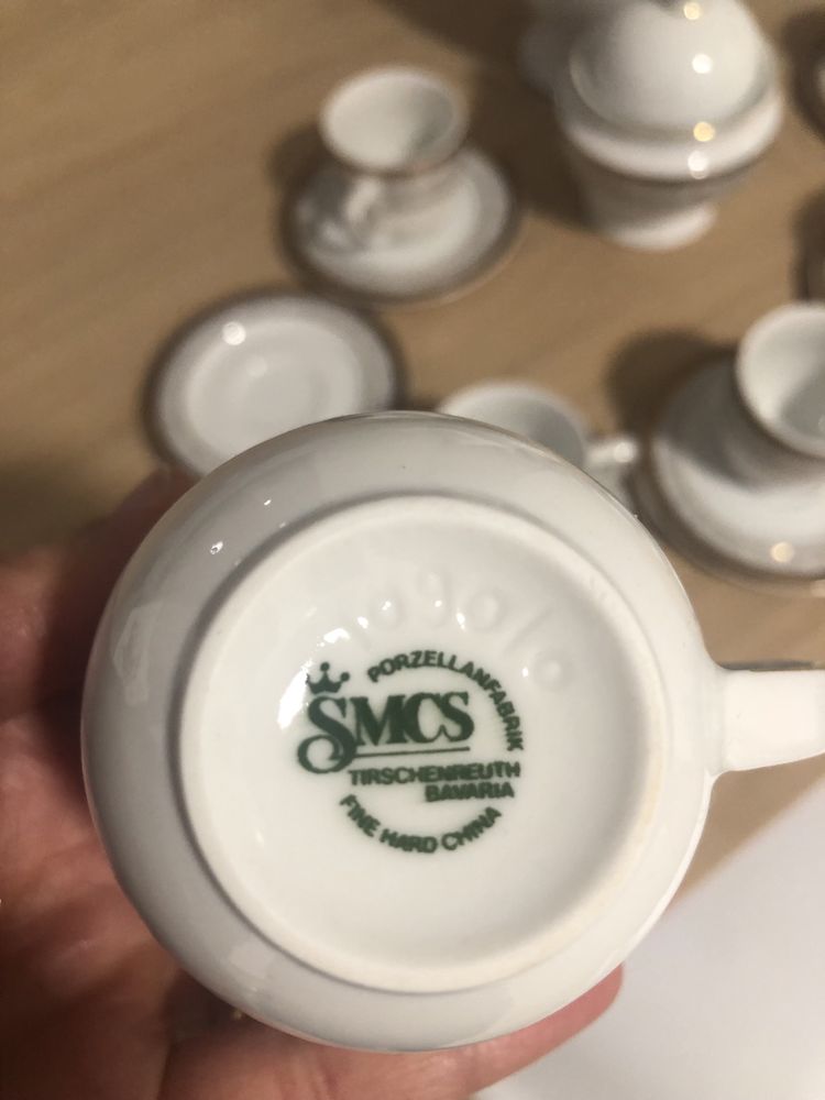 Serviço de café porcelana fina SMCS