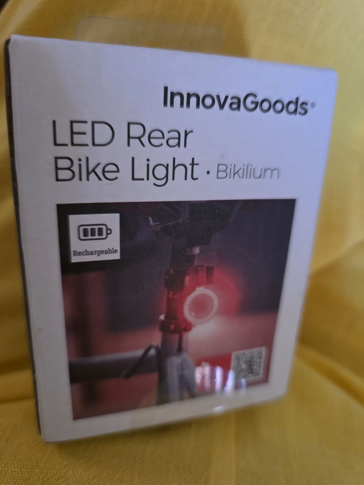 Luz vermelha led para bicicleta, trotinete