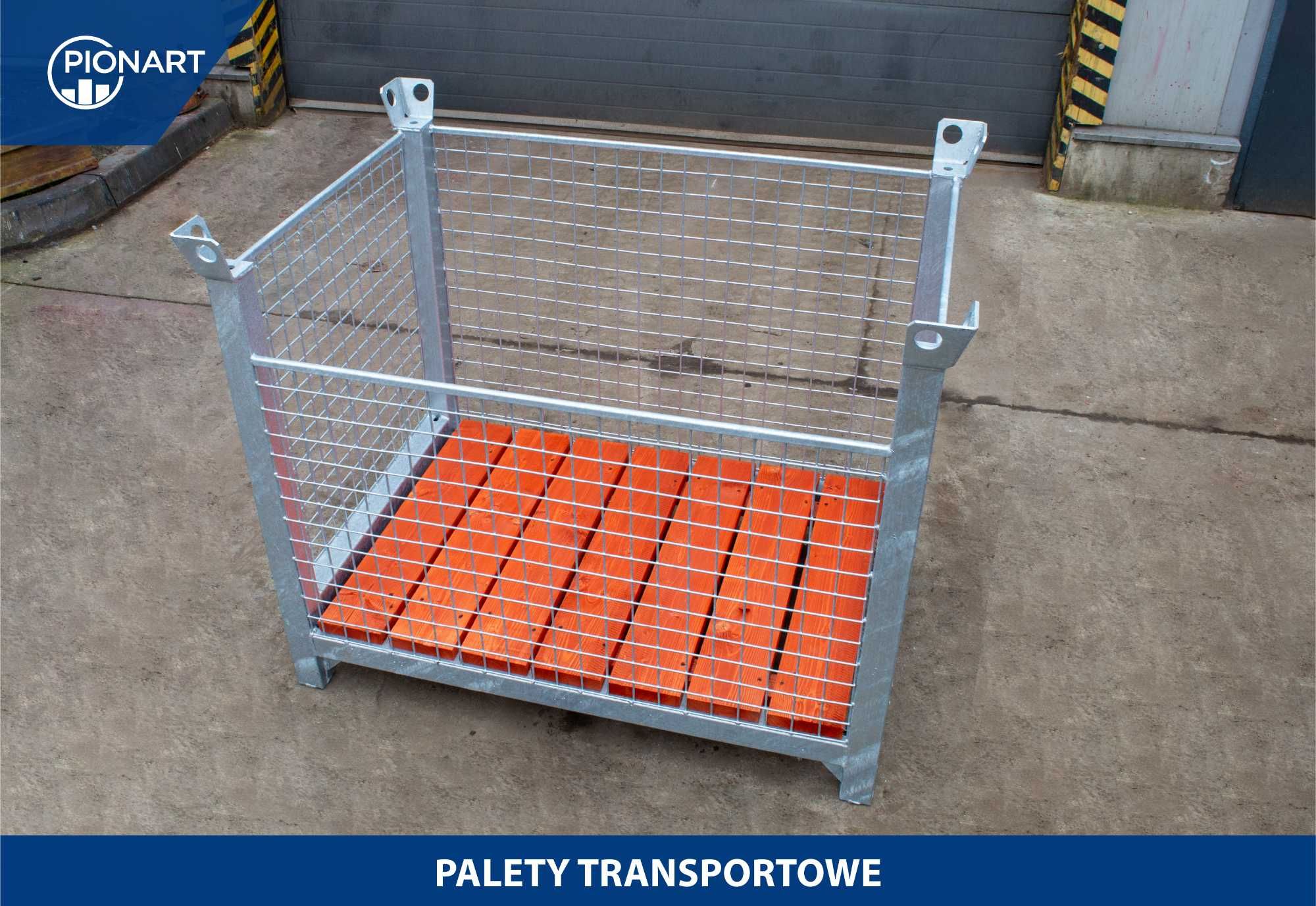 Paleta modułowa z niższą przednią burtą - na głowice krzyżowe - NOWA