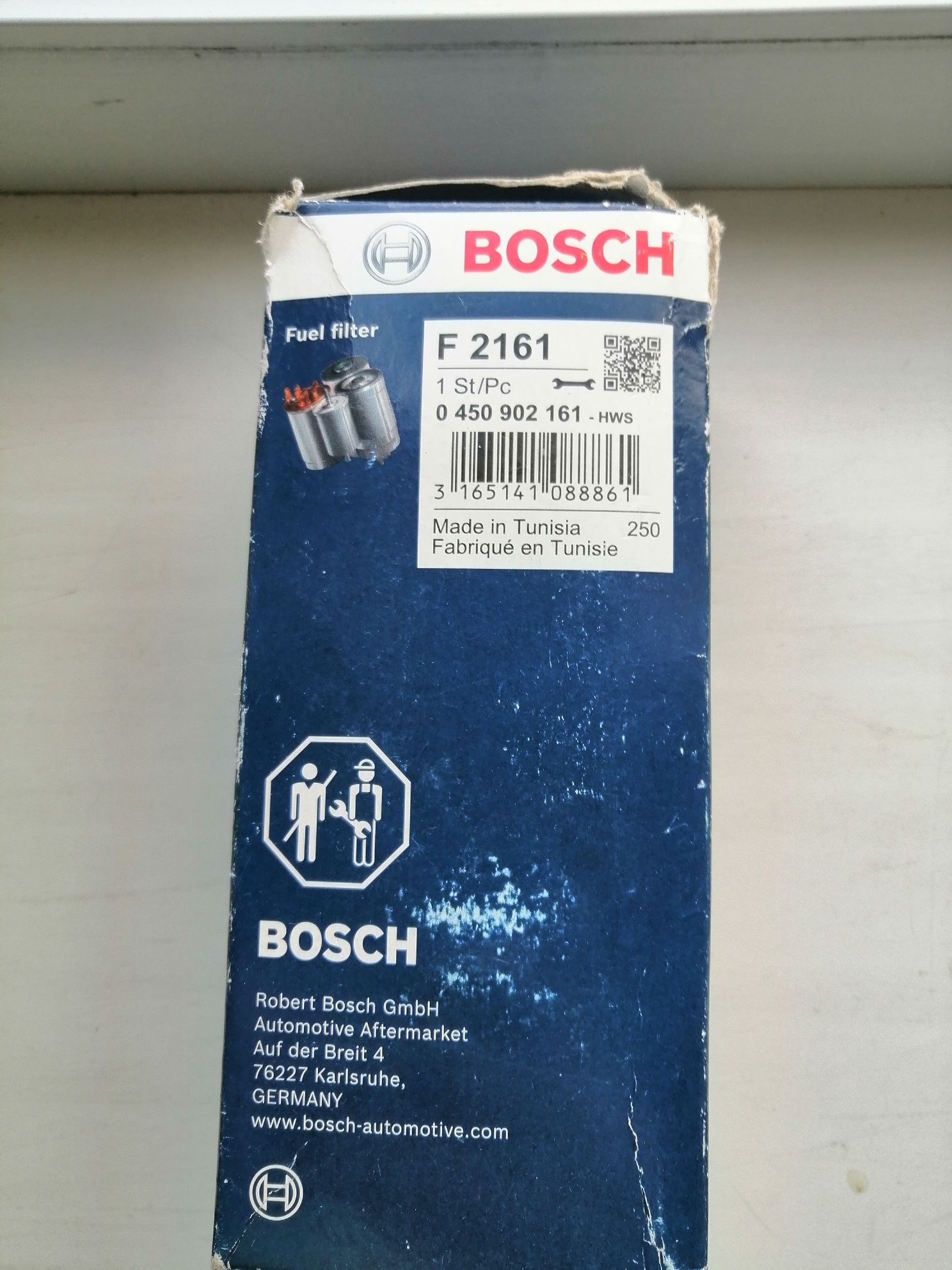 Паливний фільтр бензин Bosch F2161 новий