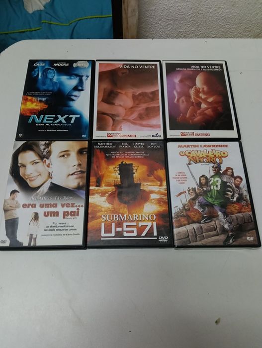 Vendo DVDs novos e usados 5€ cada