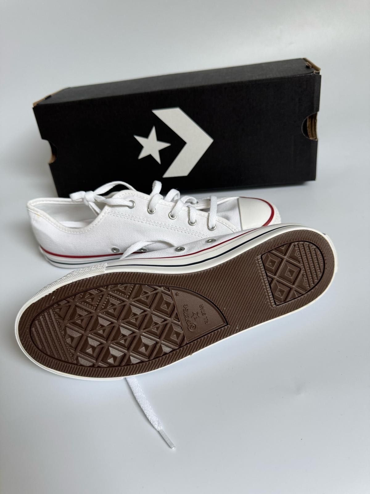 Nowe trampki unisex CONVERSE białe 37,5