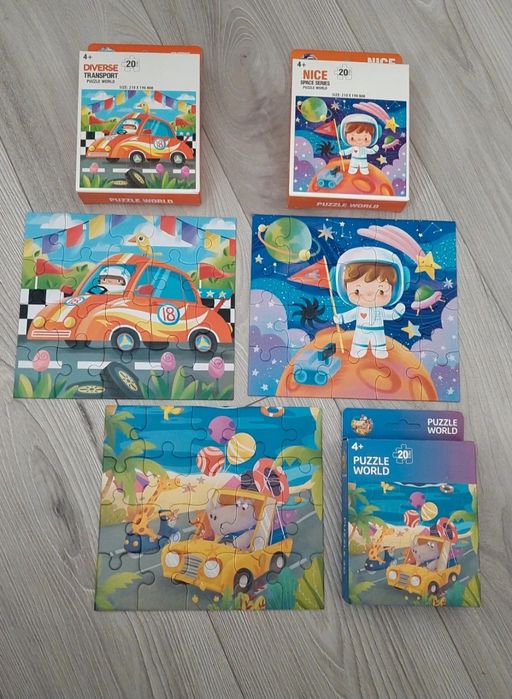 Puzzle dla chłopca 4+