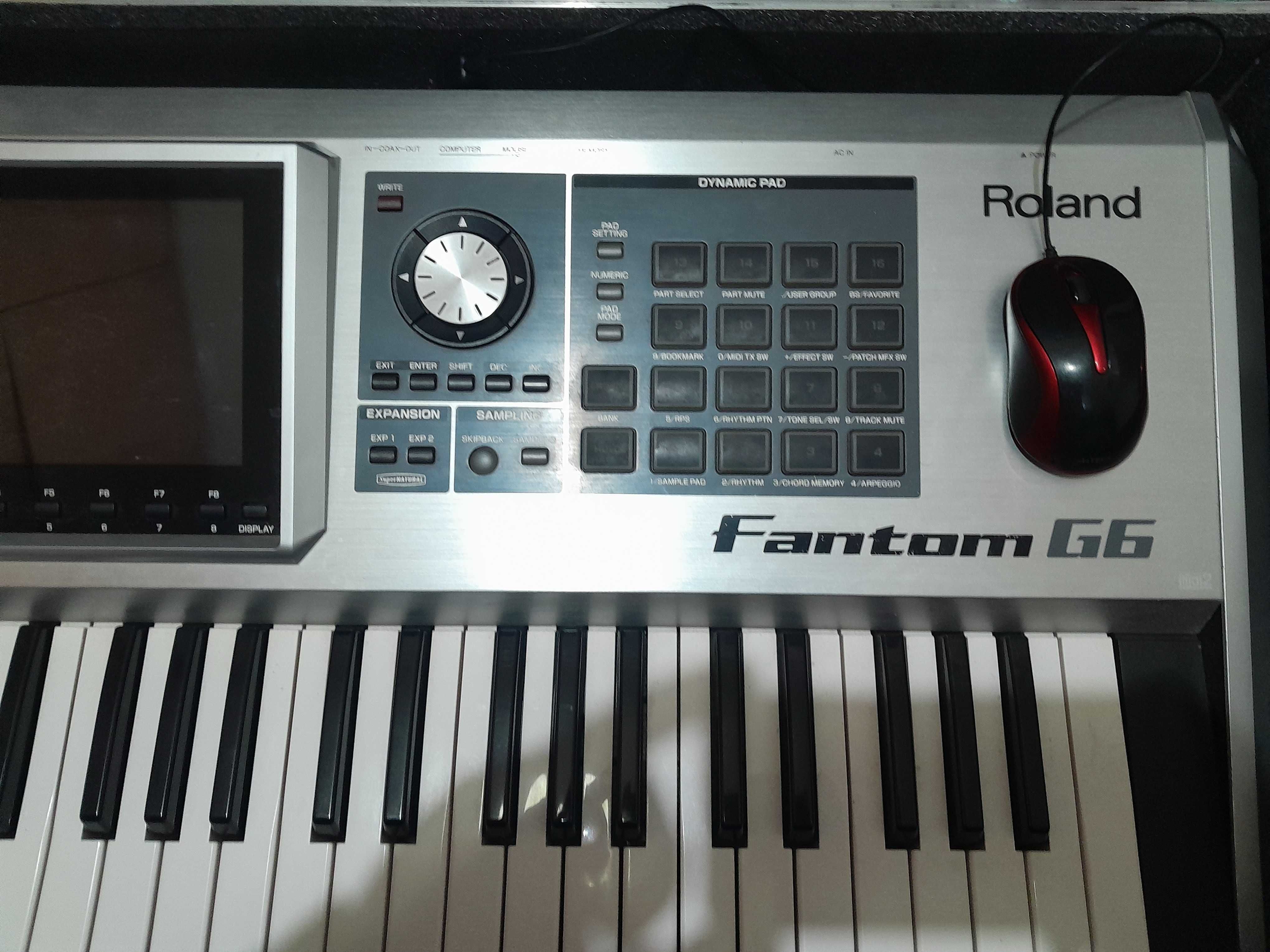 Roland Fantom G6 + case + ARX-01 DRUMS