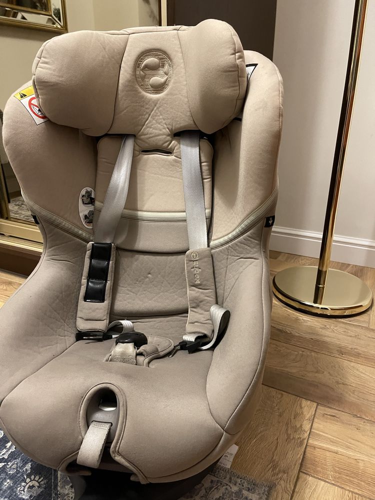 Mega CYBEX sirona Gold baza obrotowy fotelik bezowy premium 2700